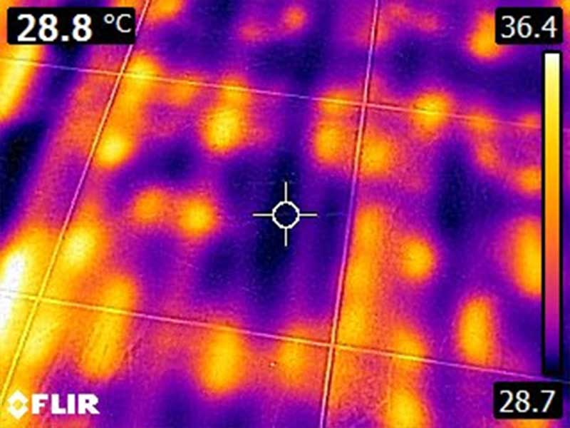 Bad tiling job on underfloor heating install